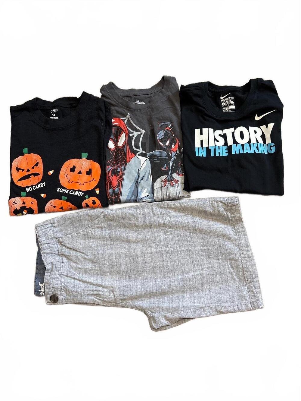 Nike Marvel Spider-man Boys Summer Outfit Bundle - Size 14/16 (Large/XL)